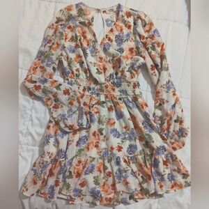Privy Floral Mini Dress - Size L